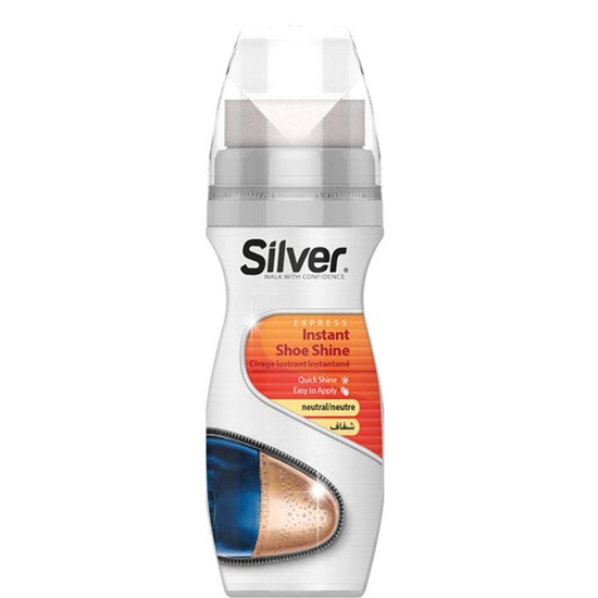 Crema pantofi Silver, solutie curatare pantofi, Shine Neutral, 75ml