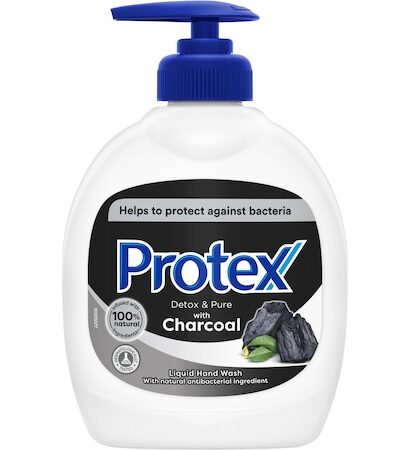 Sapun lichid Protex Detox & Pure with Charcoal 300 ml