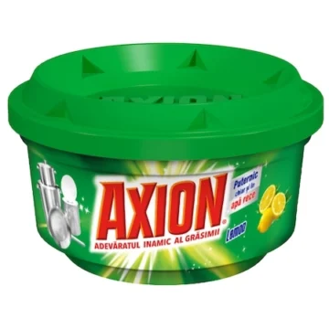 Detergent de vase pasta Axion cu Lamaie 225gr
