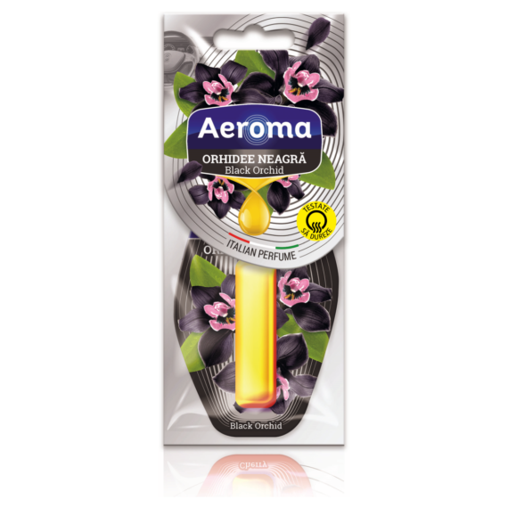 Odorizant auto lichid Aeroma, Orhidee Neagra 5ml